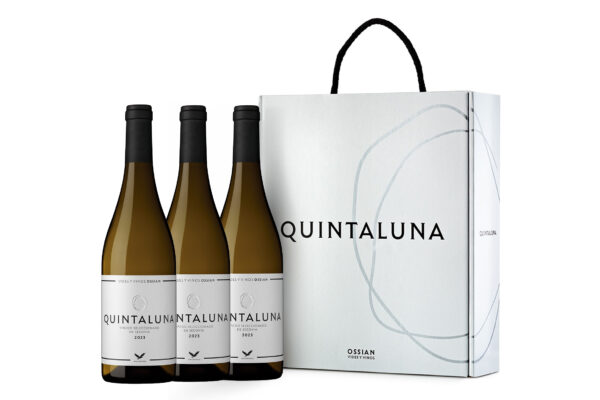 Estuche de 3 botellas de vino Quintaluna 2023 · 75 cl