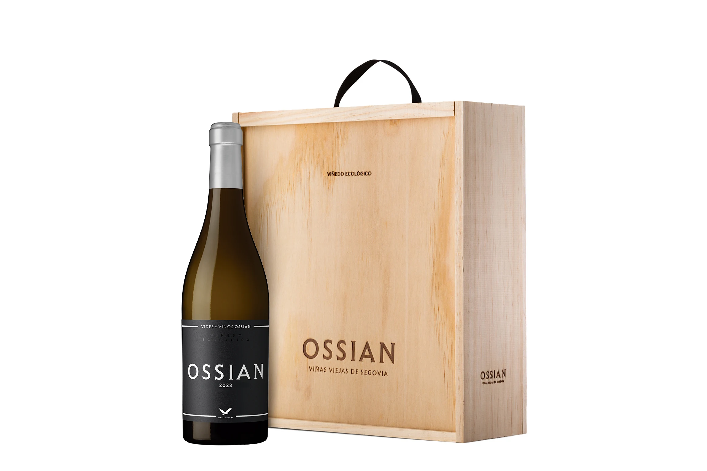 Estuche de madera 3 botellas Ossian 2023 · 75 cl