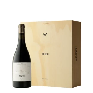 Estuche de madera 3 botellas Aiurri 2023 · 75 cl