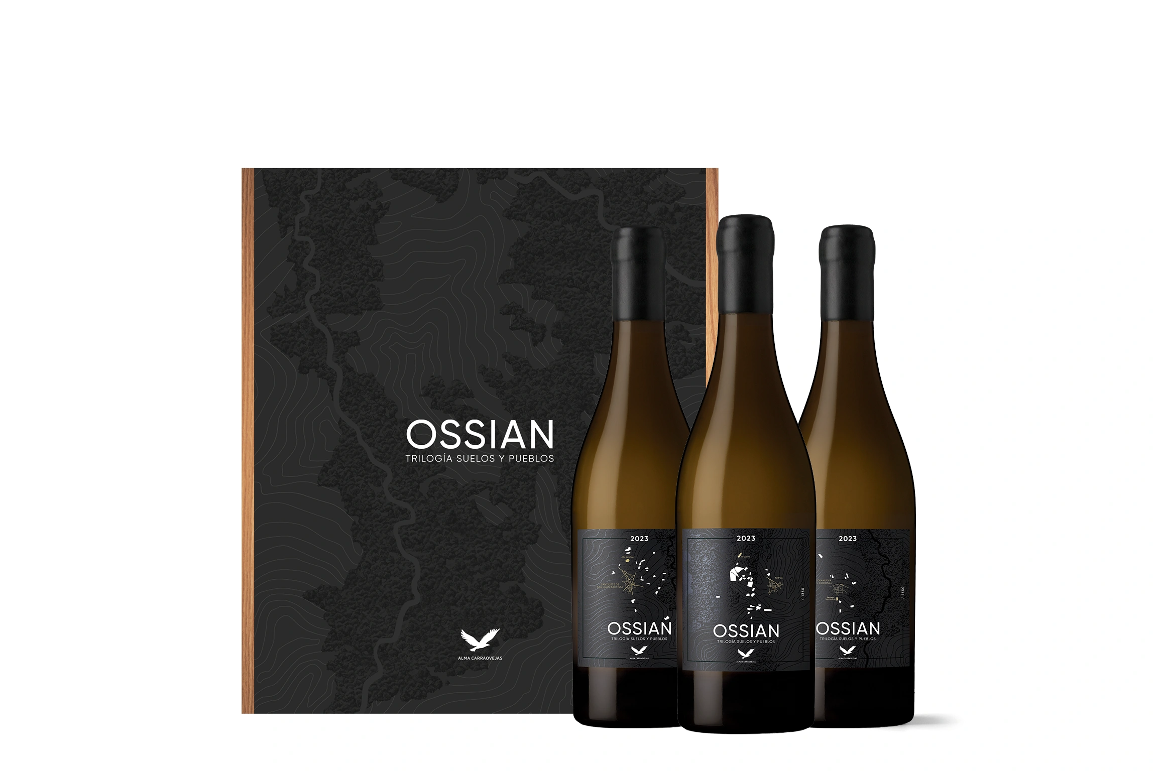 Estuche Ossian Trilogía Suelos y Pueblos · 75 cl