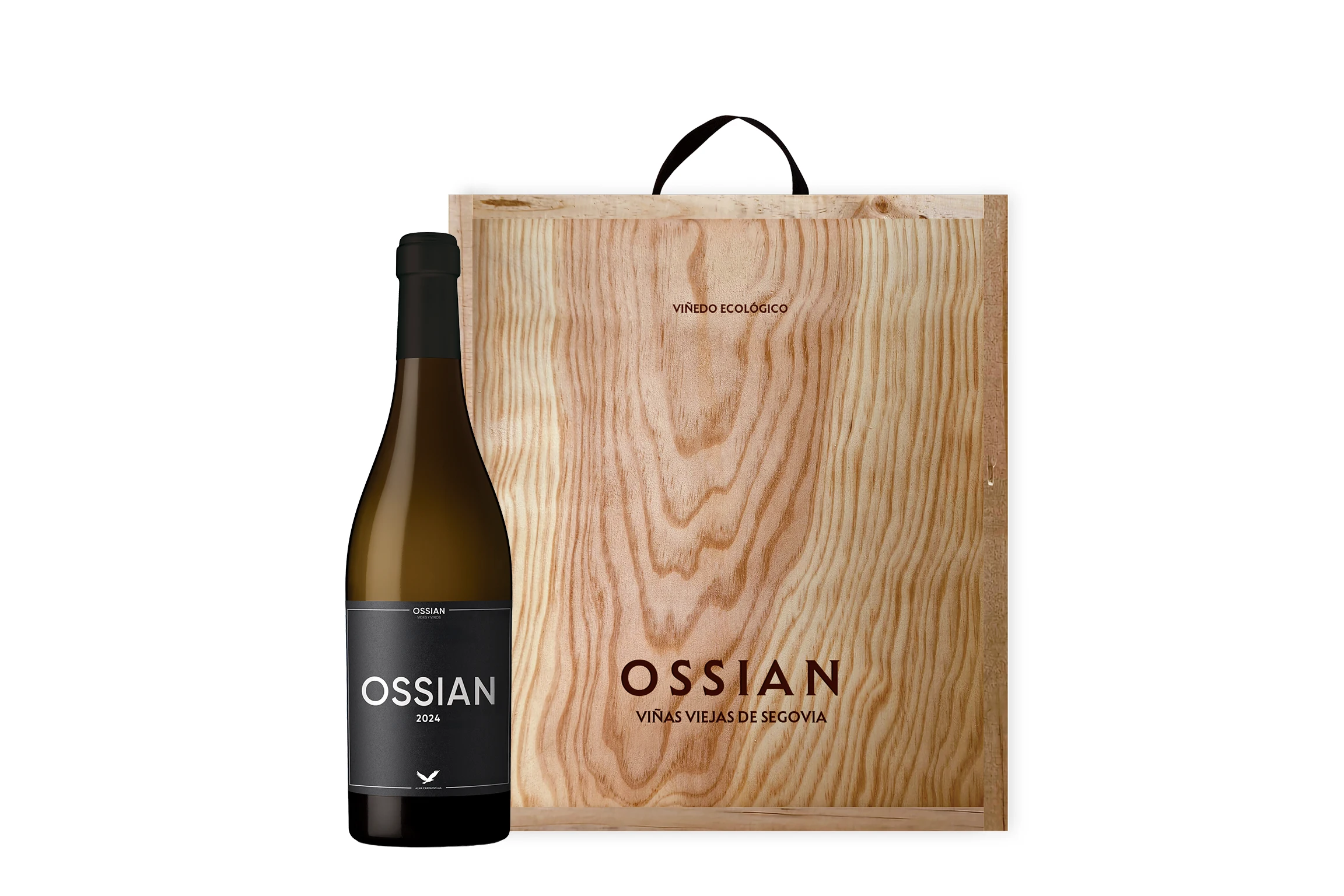 Estuche de madera 3 botellas Ossian 2024 · 75 cl